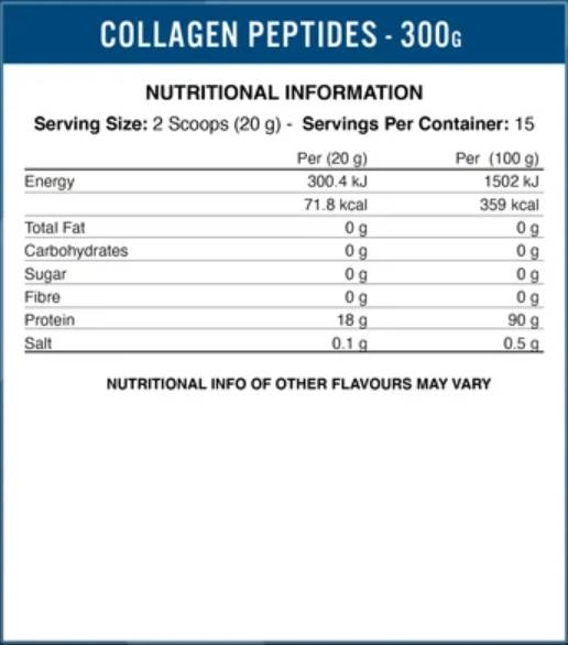 Peptide de colagen | Proteina de colagen hidrolizat - 300 de grame