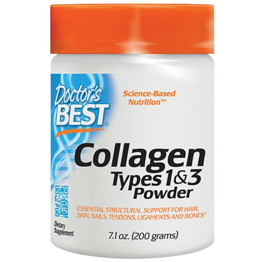 Pulbere de colagen tip 1 și 3 - 200 grame
