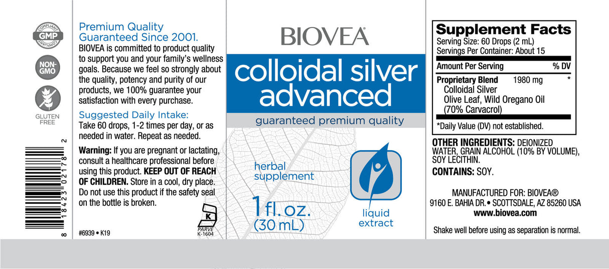 Argint Coloidal Advanced / 30 ml