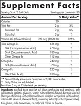 Complete Omega-D3 565 mg - 120 capsule de gel