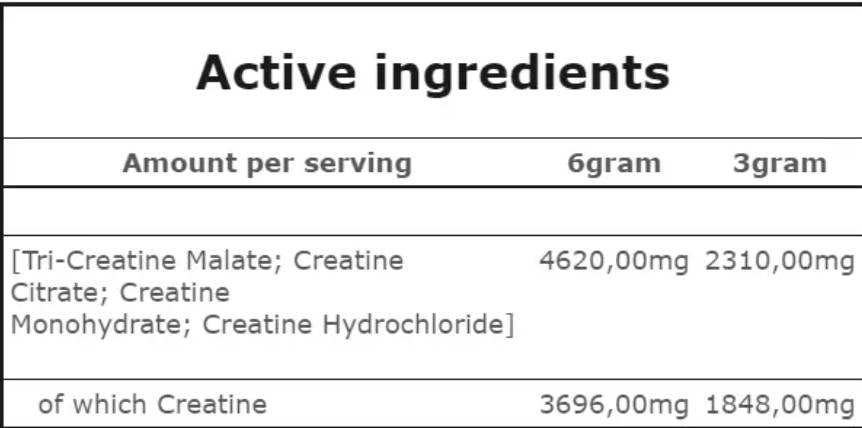 Pudra Crea Xtreme | Creatina Matrix - 180 de grame