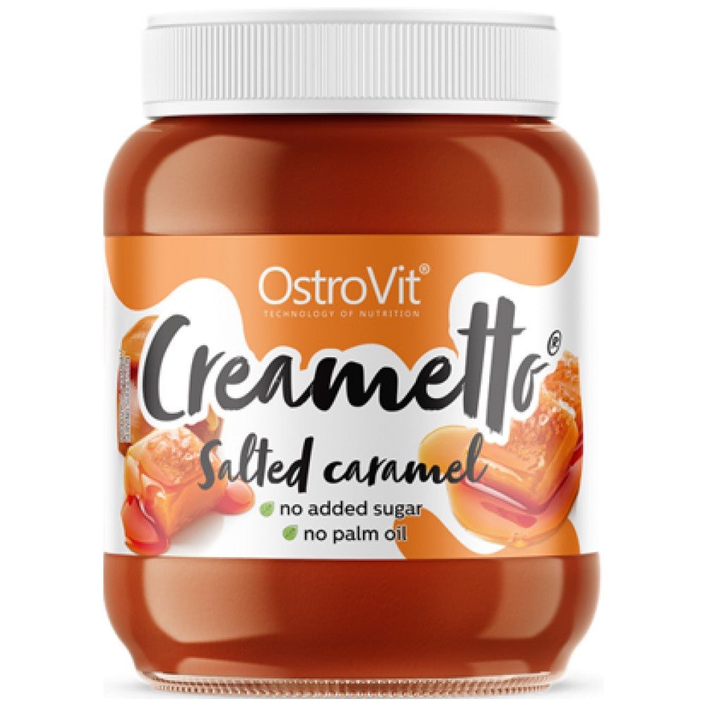 Creametto / Proteine ​​tartinate / Caramel sarat 350 grame