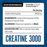 Creatina 3000 - 120 capsule