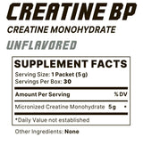 Plicuri cu creatină BP | Creapure® - 30 x 5 grame