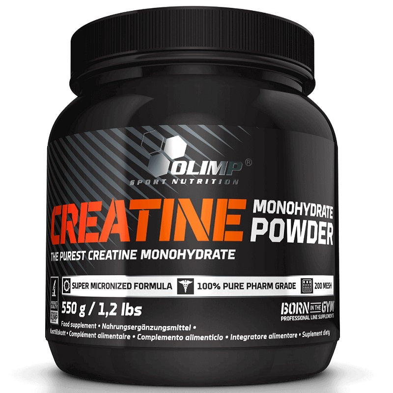 Pudră de creatină monohidrat - 550 de grame