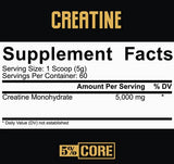 Pudră de creatină monohidrat | Core Series - 300 de grame