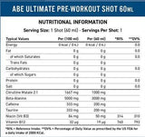 ABE Shot | All Black Everything Pre-antrenament - 12 x 60 ml