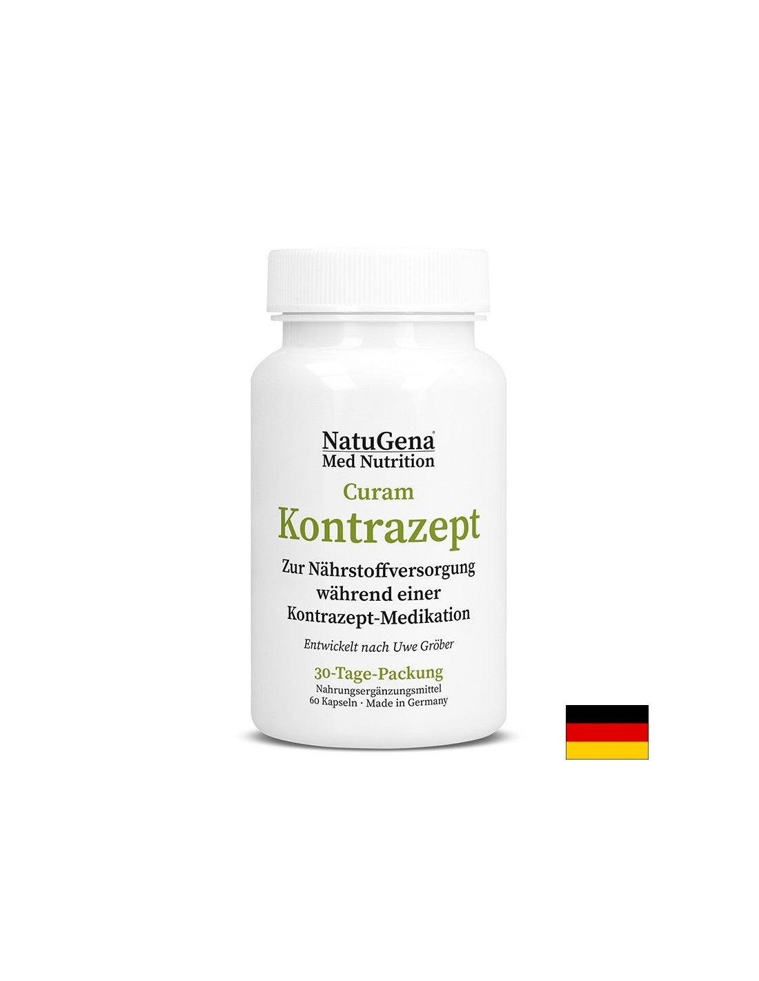 CuramKontrazept (vitamine și minerale pentru susținerea echilibrului hormonal), 60 capsule