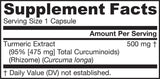 Curcumină 95.500 mg | 95% Curcuminoide Extract de Turmeric - 120 capsule