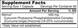 Curcumin Phytosome 500 mg | Meriva® - 120 capsule