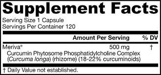 Curcumin Phytosome 500 mg | Meriva® - 120 capsule