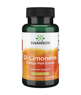 D-Limonene Extract de coajă de portocală presată la rece 250 mg - 60 capsule de gel