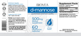 D-Manoză 500 mg / 60 Caps