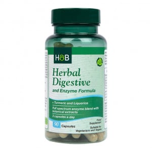 Formula digestivă și enzimatică pe bază de plante 90 capsule HOLLAND &amp; BARRETT