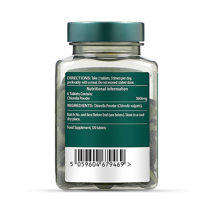 Chlorella 500 mg / chinezesc organic - 120 tablete