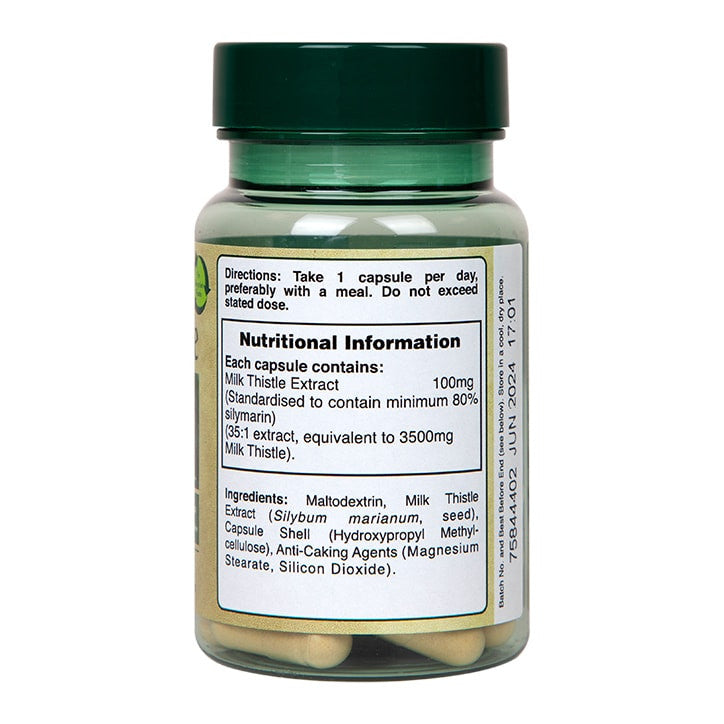 Extract de ciulin de lapte (Milk Thistle) 30 capsule HOLLAND &amp; BARRETT
