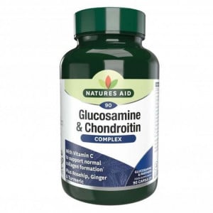 Complex de glucozamină și condroitină (Complex de glucozamină și condroitină) 90 capsule NaturesAid