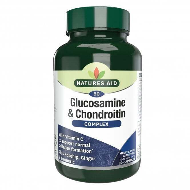 Complex de glucozamină și condroitină (Complex de glucozamină și condroitină) 90 capsule NaturesAid