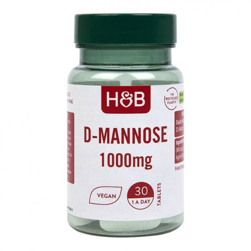 D-Manoză (D-Manoză) 1000 mg 30 comprimate HOLLAND &amp; BARRETT