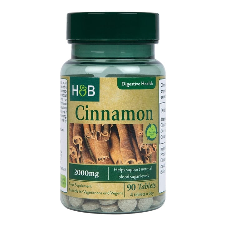 Scorțișoară 500mg 90 comprimate HOLLAND &amp; BARRETT