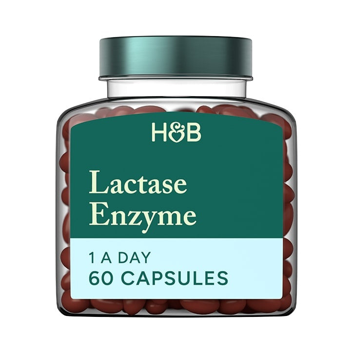 Enzime lactază (enzima super lactază) 125 mg 60 capsule HOLLAND &amp; BARRETT