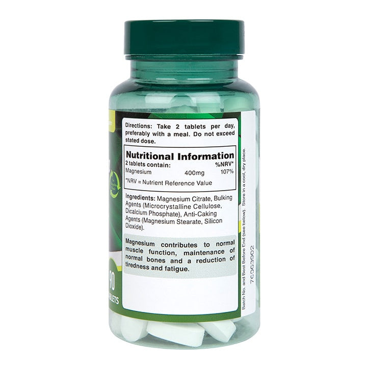 Citrat de magneziu de înaltă rezistență 400 mg - 90 tablete