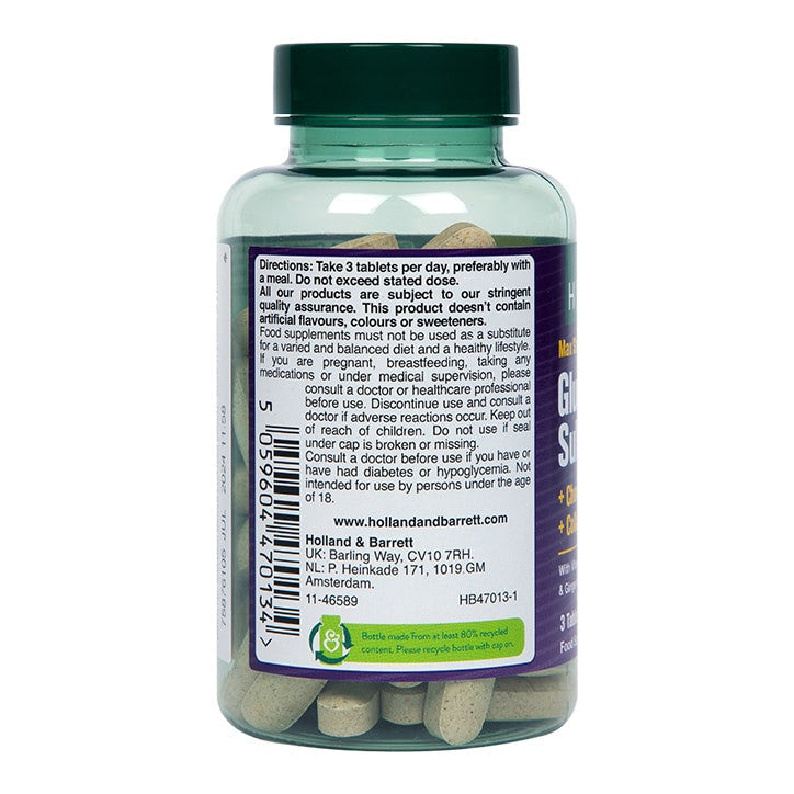 Sulfat de glucozamină cu putere maximă | Plus condroitină, MSM și colagen - 90 de tablete