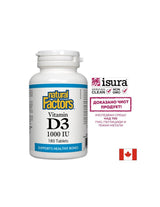 SunVitamin D3 1000 UI - 180 comprimate