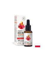 Oasele și articulațiile - Vitamina D3 800 UI + K2 36 µg + Turmeric, 30 ml picături