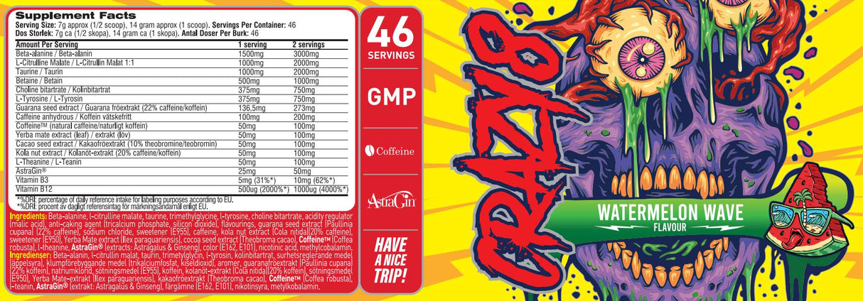 Nebun 8 | Extreme 8 Stimulant Source Pre-antrenament - 325 grame
