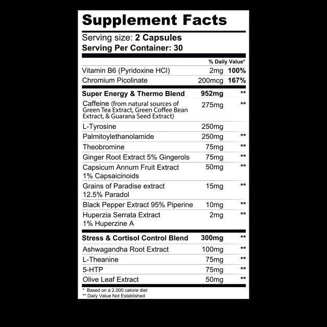 DTN8 / Explosive Fat Burner - 60 capsule