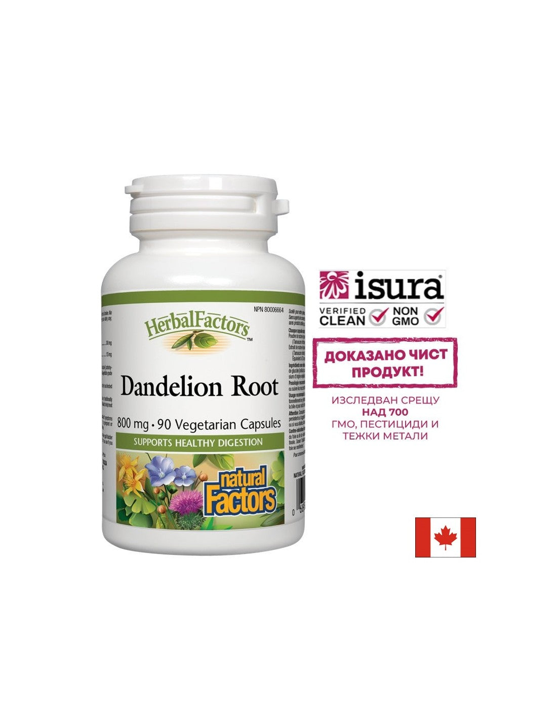 Rădăcină de păpădie 425 mg - 90 capsule