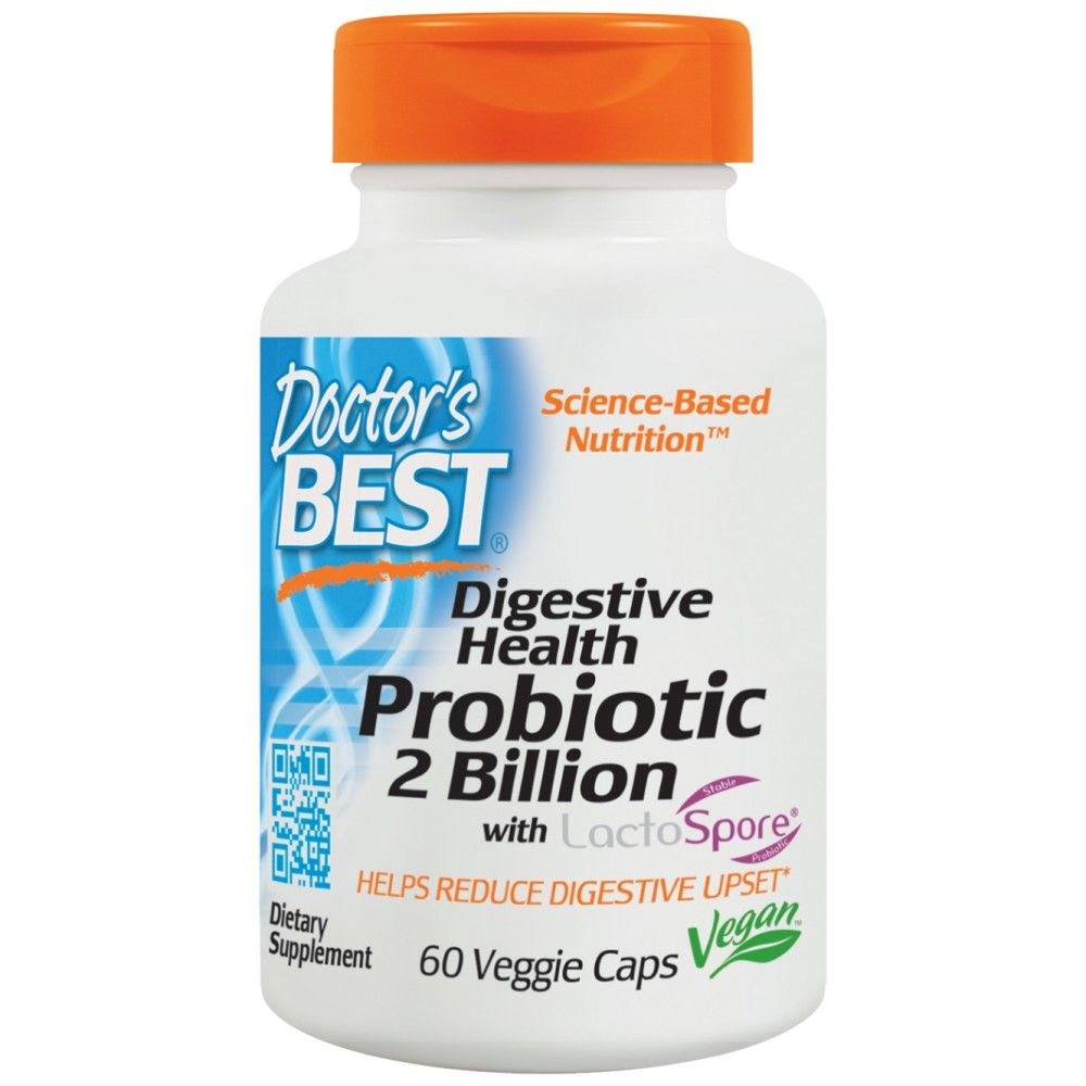 Probiotic pentru sănătatea digestivă | 2 miliarde cu LactoSpore - 60 de capsule