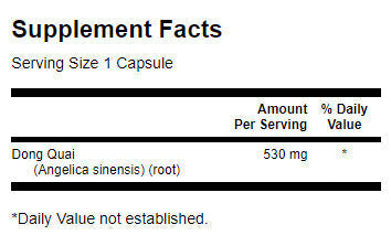 Dong Quai Root 530 mg - 100 capsule