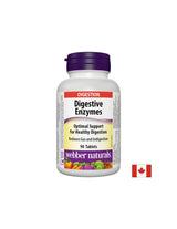 Enzime digestive x 90 de tablete Webber Naturals