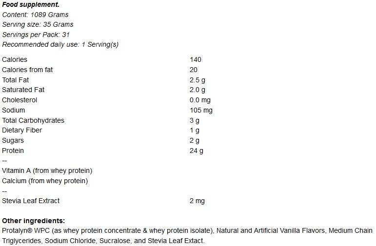 EFX Pure Whey Isolat + Concentrat [1089 grame, 31 doze]