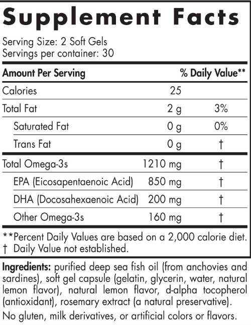 EPA 1210 mg - 60 capsule de gel