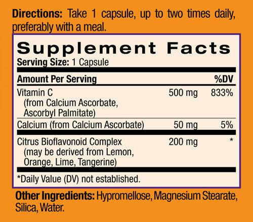 Easy-C 500mg+bioflavonoide citrice 120 capsule