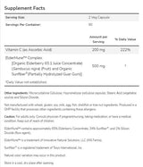 ElderMune™ | 65:1 Concentrat de suc de soc - 90 capsule
