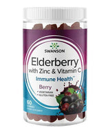Gumii de soc cu zinc și vitamina C | Berry - 60 de tablete masticabile