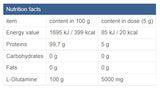 Pulbere de glutamină / Fermentat - 300 grame