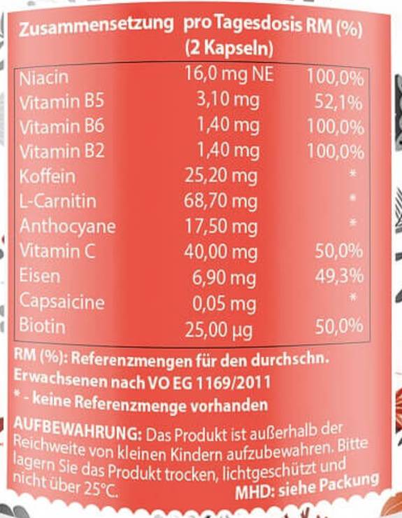 Amplificator de energie | cu vitamine și cafeină - 60 capsule