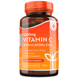 Vitamina C 1000 mg cu zinc (Albion® Zinc) 15mg 210 tablete Nutravita