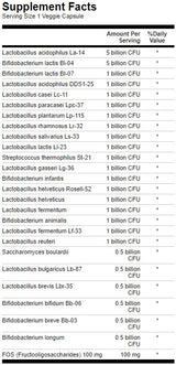 Probiotic Epic-Pro cu 25 tulpini 30 miliarde CFU - 30 capsule