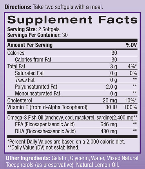 Extreme Omega 2400 mg. / 60 capsule moi