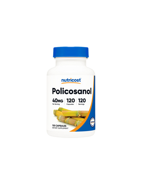 Cardiovascular system - Policosanol, 40 mg x 120 capsules Nutricost - Nutra Best Europe