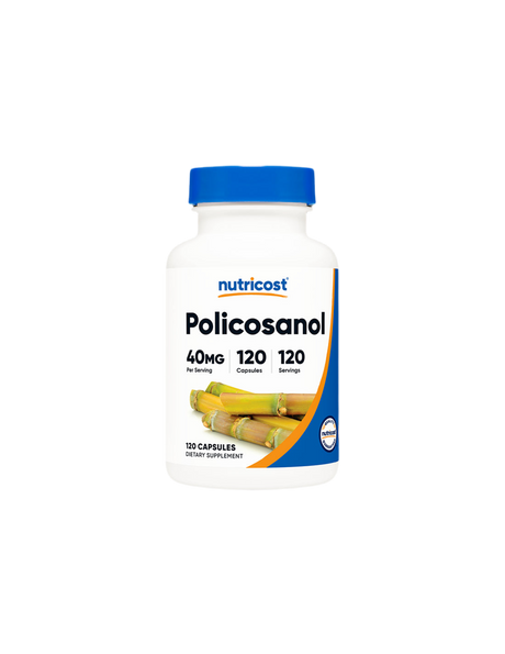 Сърдечно-съдова система - Поликосанол (Policosanol), 40 mg x 120 капсули Nutricost - Feel You