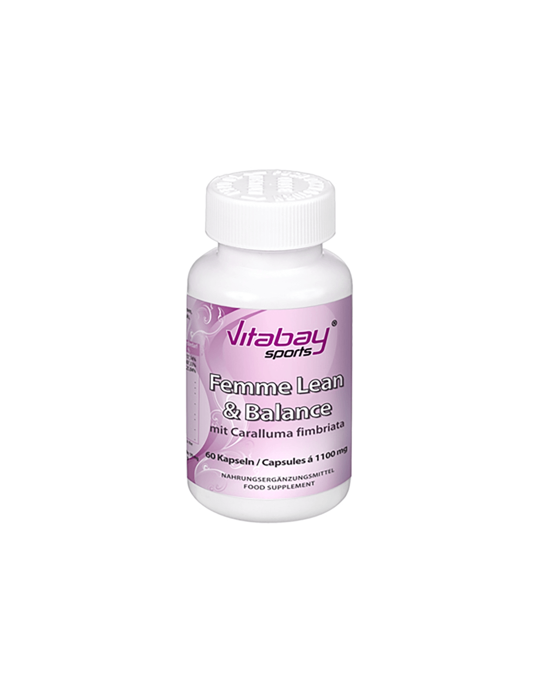 Femme Lean &amp; Balance mit Caralluma fimbriata / Formula pentru o silueta fină cu caralluma fimbriata, 60 capsule Vitabay