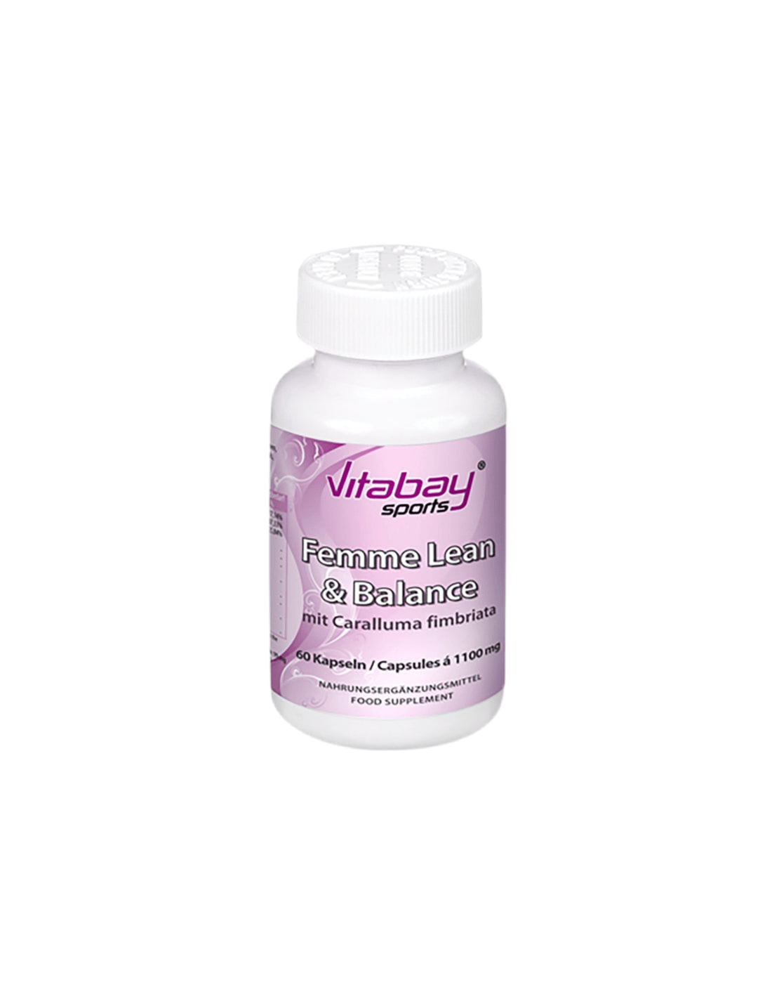 Femme Lean &amp; Balance mit Caralluma fimbriata / Formula pentru o silueta fină cu caralluma fimbriata, 60 capsule Vitabay