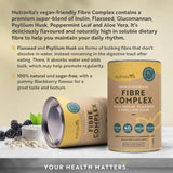 Fibre Complex Powder - BlackBerry Flavour /200 g, 40 doze/ Nutravita